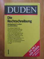 Dunden, volumul 1. Die Rechtschreibung
