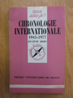 Eugene Berg - Chronologie internationale 1945-1977
