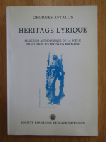 Georges Astalos - Heritage lyrique