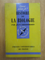 Jean Theodorides - Histoire de la biologie