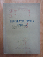 Legislatia civila uzuala (volumul 1)