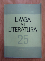 Limba si literatura, nr. 25, 1970