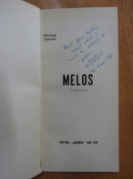 Nicolae Tatomir - Melos (cu autograful autorului)