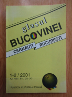 Anticariat: Revista Glasul Bucovinei, anul VIII, nr. 1-2, 2001