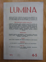 Revista Lumina, anul XXIV, nr. 4-5, 1970