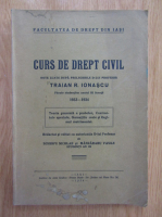 Traian Ionascu - Curs de drept civil
