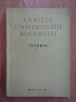 Analele Universitatii Bucuresti, anul XIX, nr. 1, 1970