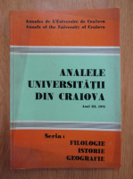 Ion Traistaru - Analele Universitatii din Craiova, anul III, 1975
