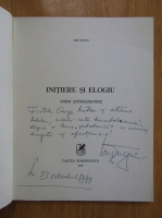 Ion Tugui - Initiere si elogiu (cu autograful autorului)