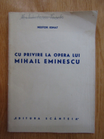 Nestor Ignat - Cu privire la opera lui Mihail Eminecu