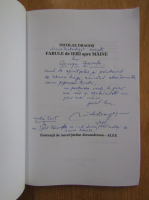 Nicolae Dragos - Fabule de ieri spre maine (cu autograful autorului)