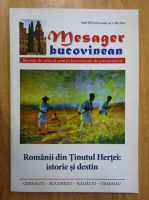 Revista Mesager bucovinean, anul XIII, nr. 1, 2016