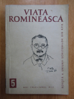 Revista Viata Romaneasca, anul XIII, nr. 5, mai 1960