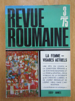 Revue Roumaine, anul XXIX, nr. 3, 1975