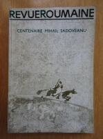 Revue Roumaine, anul XXXIV, nr. 11, 1980