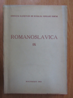 Romanoslavica (volumul 9)