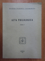 Acta Philologica (volumul 1)