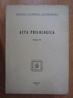 Acta Philologica (volumul 3)