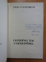 Dan Mutascu - Oglinda lui Cagliostro (cu autograful autorului)