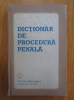 Dictionar de procedura penala