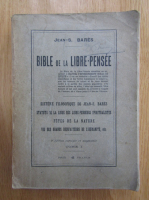 Jean-S. Bares - Bible de la libre-pensee (volumul 1)
