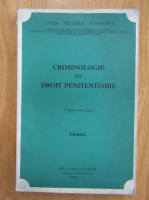Lygia Negrier Dormont - Criminologie et droit penitentiaire