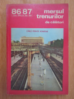 Mersul trenurilor 1986-1987