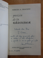 Mircea A. Diaconu - Poezia de la gandirea (cu autograful autorului)