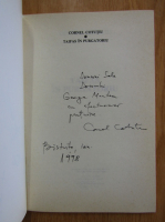 Cornel Cotutiu - Taifas in Purgatoriu (cu autograful autorului)