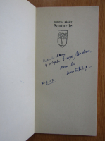 Dumitru Balaet - Scuturile (cu autograful autorului)