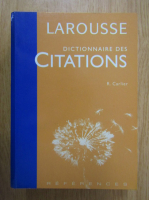 Robert Carlier - Dictionnaire des citations francaises