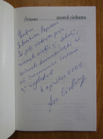 Anatol Ciobanu - Seisme (cu autograful autorului)