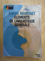 Andre Martinet - Elements de linguistique generale