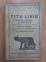 Anticariat: E. Lovinescu - Titu Liviu. Istoria romana. Ab urbe condita