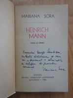 Mariana Sora - Heinrich Mann (cu autograful autorului)