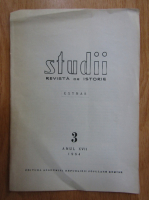 Studii. Revista de istorie. Extras, anul XVII, nr. 3, 1964