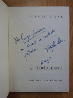 Virgiliu Ene - G. Topirceanu (cu autograful autorului)