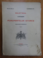 Buletinul Comisiunii Monumentelor Istorice, anul VII, fasc. 27, iulie-septembrie 1914