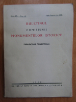 Anticariat: Buletinul Comisiunii Monumentelor Istorice, anul XIX, fasc. 49, iulie-septembrie 1926