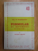 Nicolae Dragulanescu - Formular de matematici si calcul (volumul 2)
