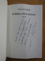 Stelian Baboi - Iubirea pe pamant (cu autograful autorului)