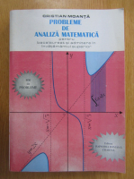 Cristian Moanta - Probleme de analiza matematica