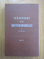 Ganduri asupra Deuteronomului (volumul 2)