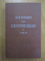 Ganduri asupra Leviticului