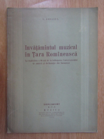 George Breazul - Invatamantul muzical in Tara Romaneasca