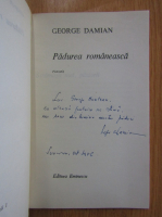 George Damian - Padurea romaneasca (cu autograful autorului)