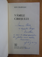 Ion Filipciuc - Vamile ciresului (cu autograful autorului)