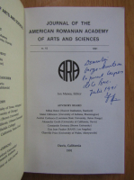 Ion Manea - Journal of the American Romanian Academy of Arts and Sciences nr. 15 (editie bilingva, cu autograful autorului)