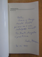Nicolae Oancea - Roata (cu autograful autorului)