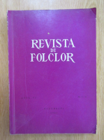 revista de folclor, anul VI, nr. 3-4